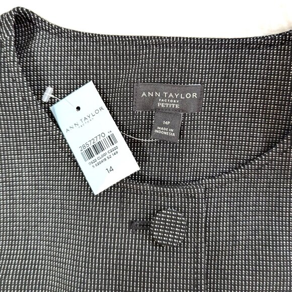 Ann Taylor Factory Peplum Jacket Blazer - Picture 3 of 8